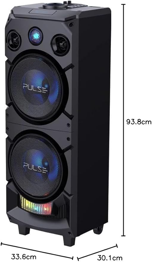 Caixa de Som Torre Storm 8Pol. 1000w Rms Bt/Fm/P10 Pulse - SP509 - Imagem 2